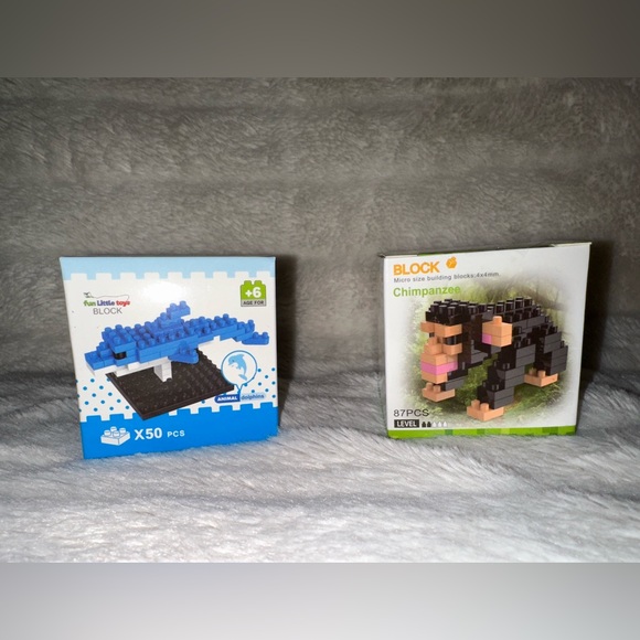 NEW Mini Micro Building Block Single Boxes and Display Box Animals Faux Lego 10 - Picture 4 of 11